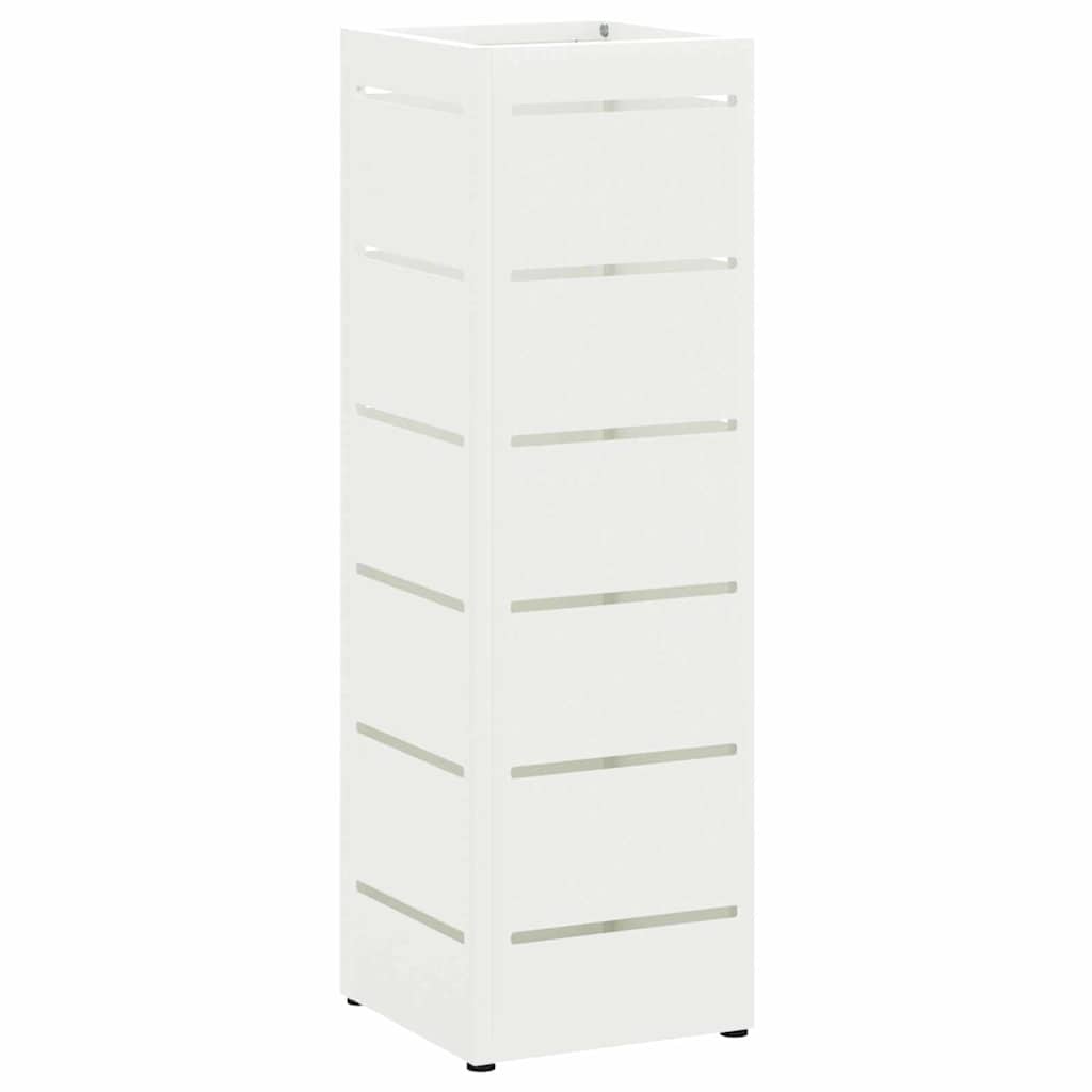 Suporte de Guarda-Sol Branco 15.5 x 15.5 x 49 cm Metal
