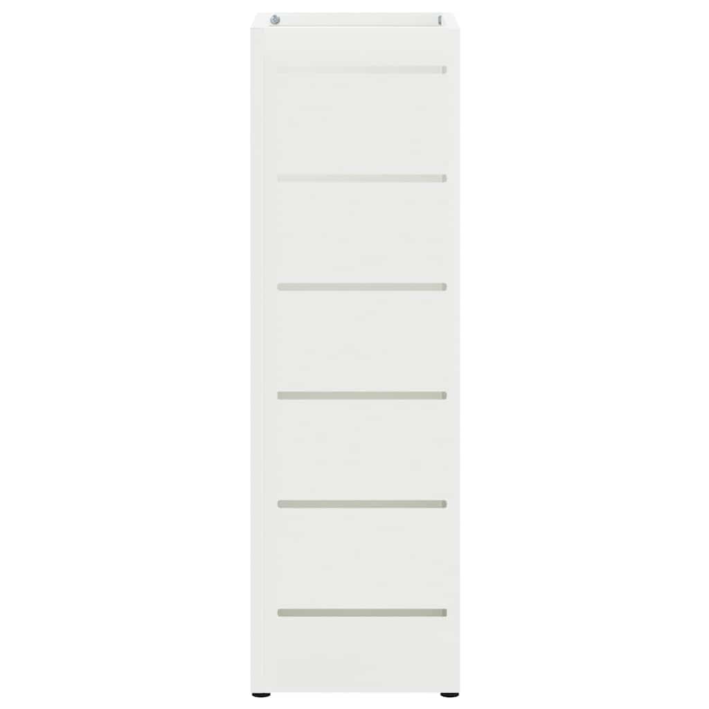 Suporte de Guarda-Sol Branco 15.5 x 15.5 x 49 cm Metal