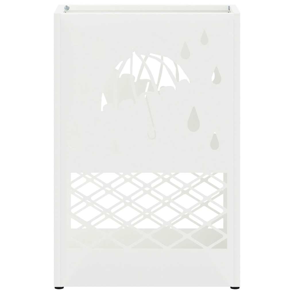 Suporte de Guarda-Sol Branco 28 x 12 x 41 cm Metal