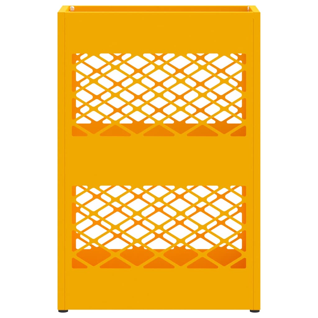 Suporte de Guarda-Sol amarelo mostarda 28 x 12 x 41 cm Metal