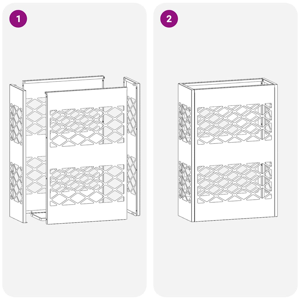 Suporte de Guarda-Sol Verde-oliva 28 x 12 x 41 cm Metal