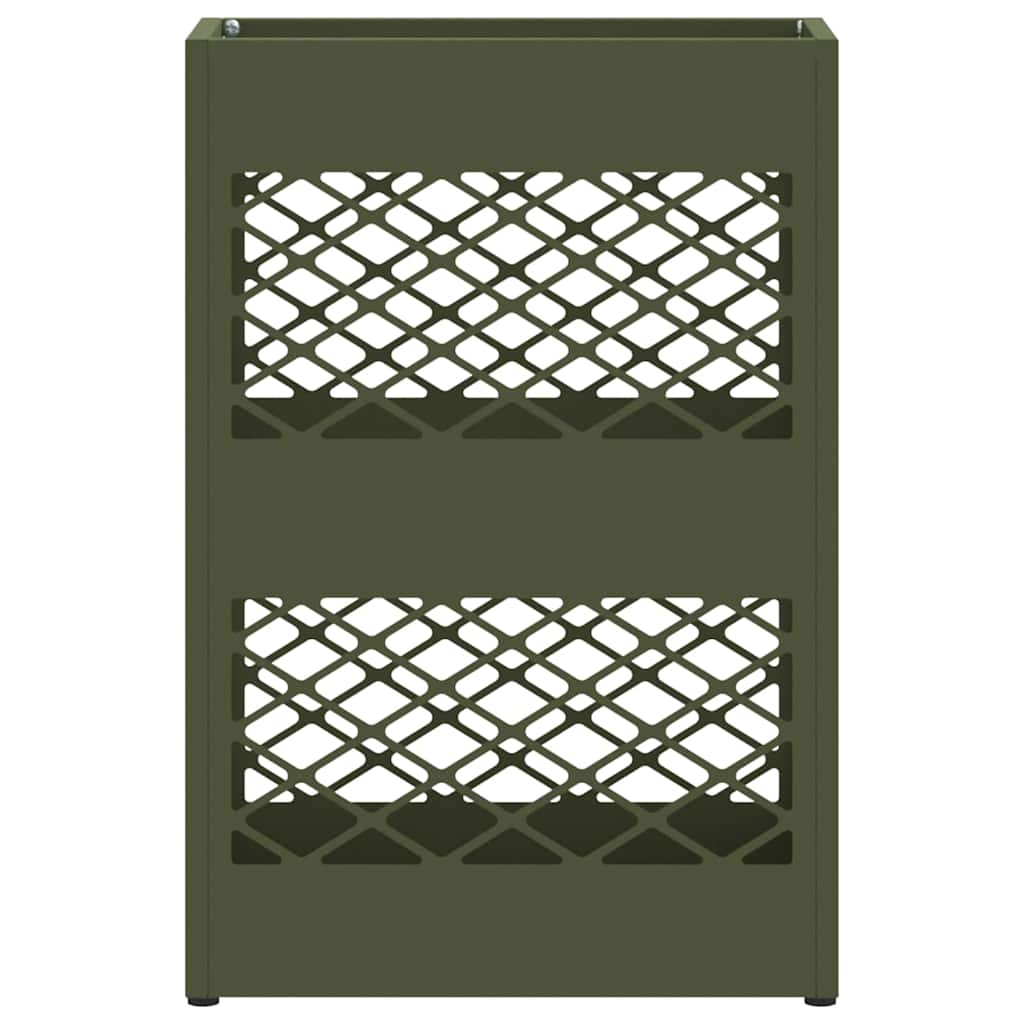 Suporte de Guarda-Sol Verde-oliva 28 x 12 x 41 cm Metal