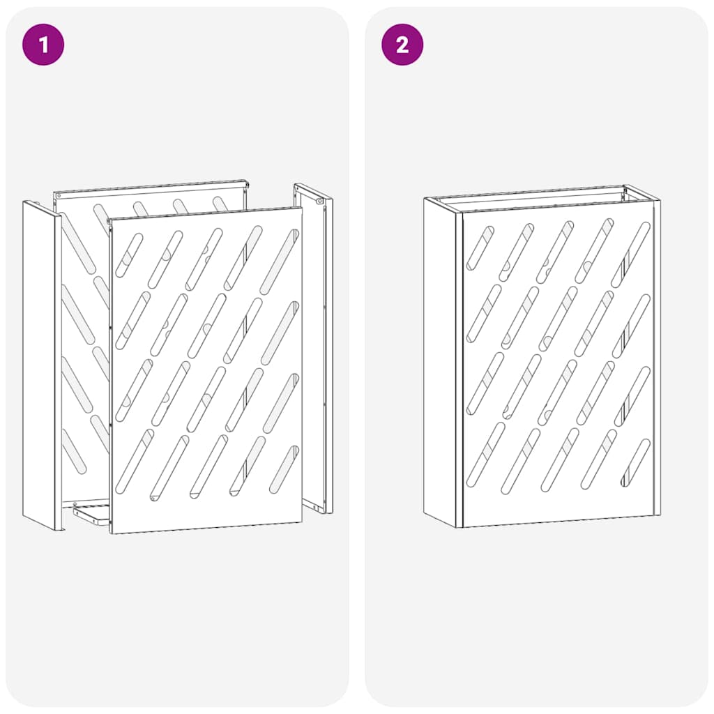 Suporte de Guarda-Sol Preto 28 x 12 x 41 cm Metal