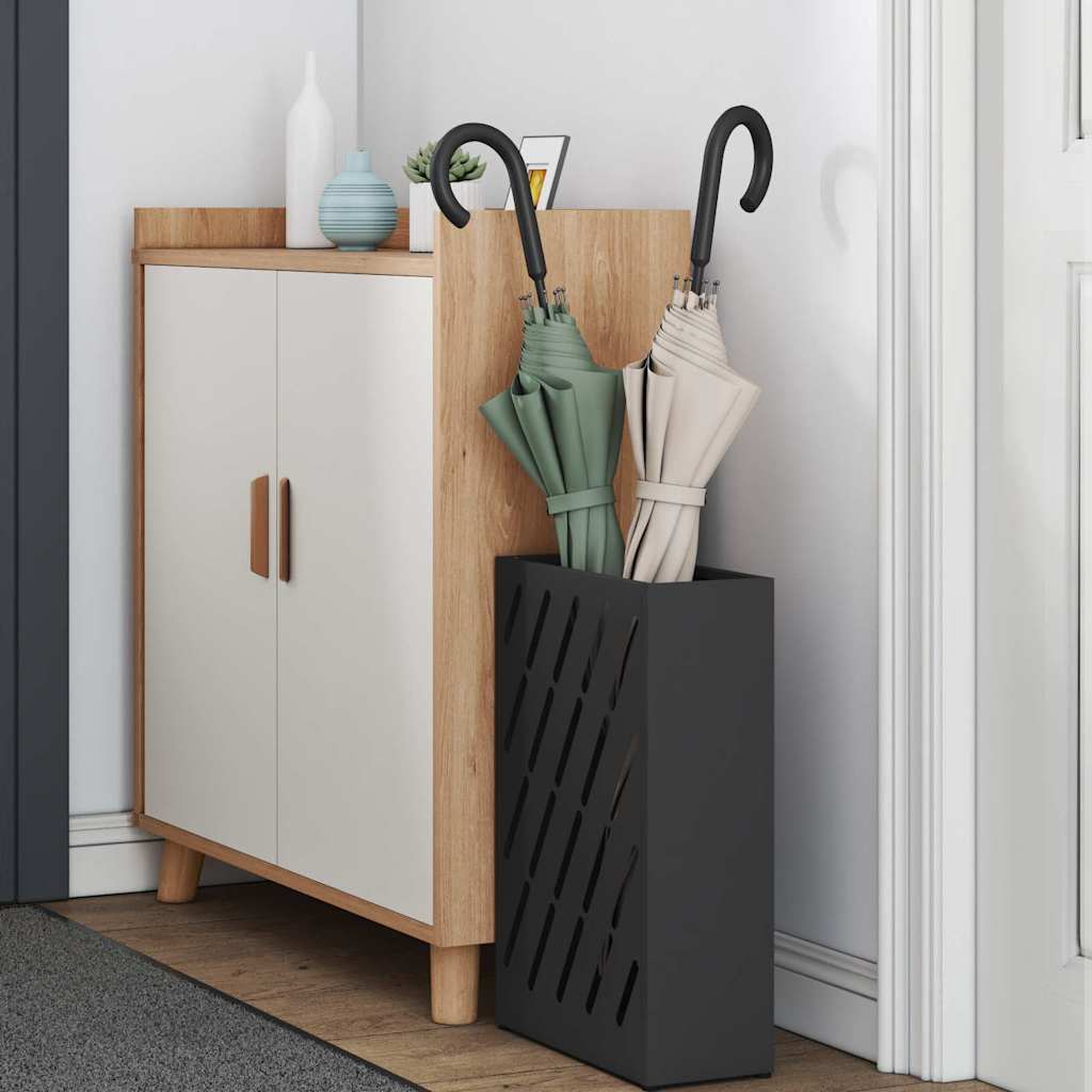 Suporte de Guarda-Sol Preto 28 x 12 x 41 cm Metal