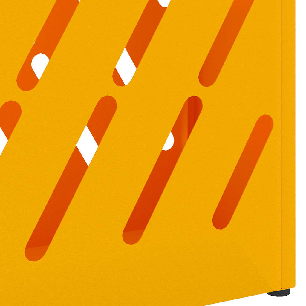 Suporte de Guarda-Sol amarelo mostarda 28 x 12 x 41 cm Aço