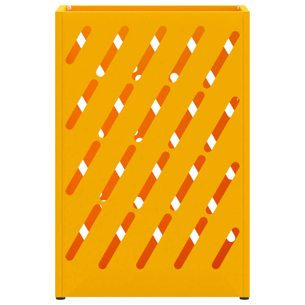 Suporte de Guarda-Sol amarelo mostarda 28 x 12 x 41 cm Aço