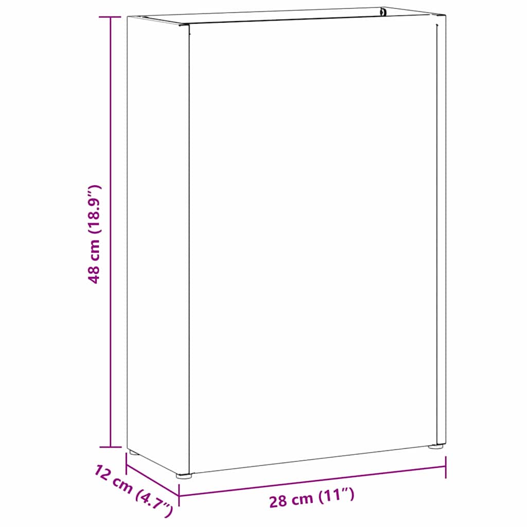 Suporte de Guarda-Sol Antracite 28 x 12 x 41 cm Metal