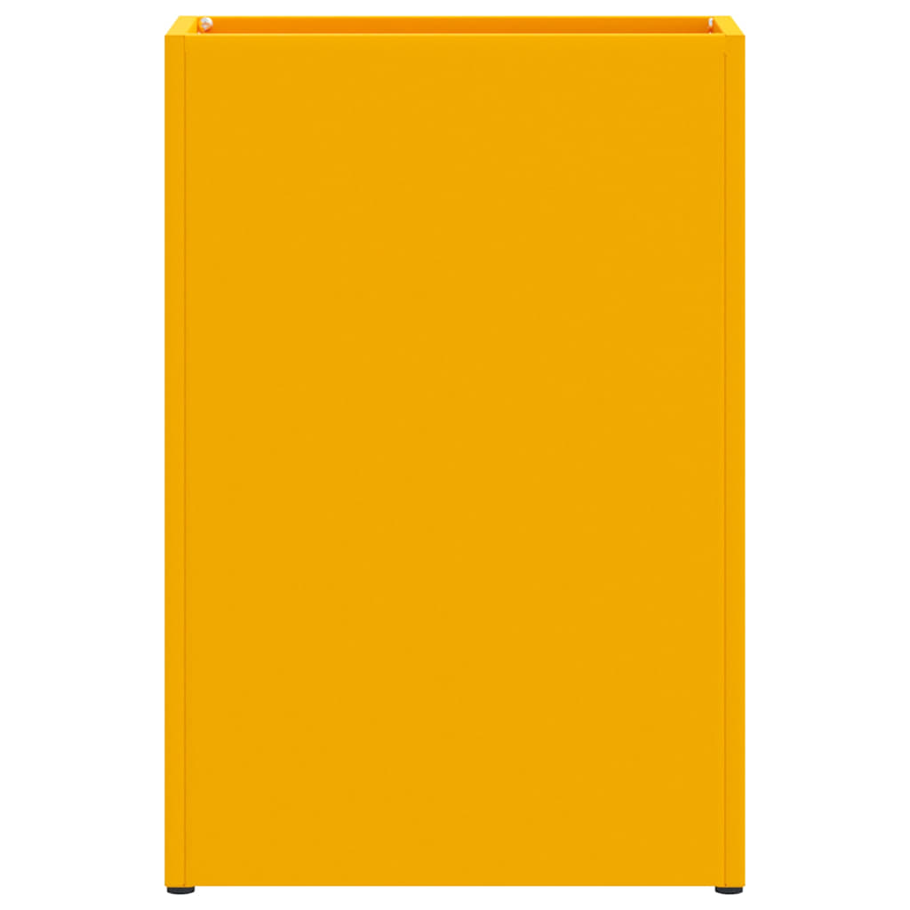 Suporte de Guarda-Sol amarelo mostarda 28 x 12 x 41 cm Metal