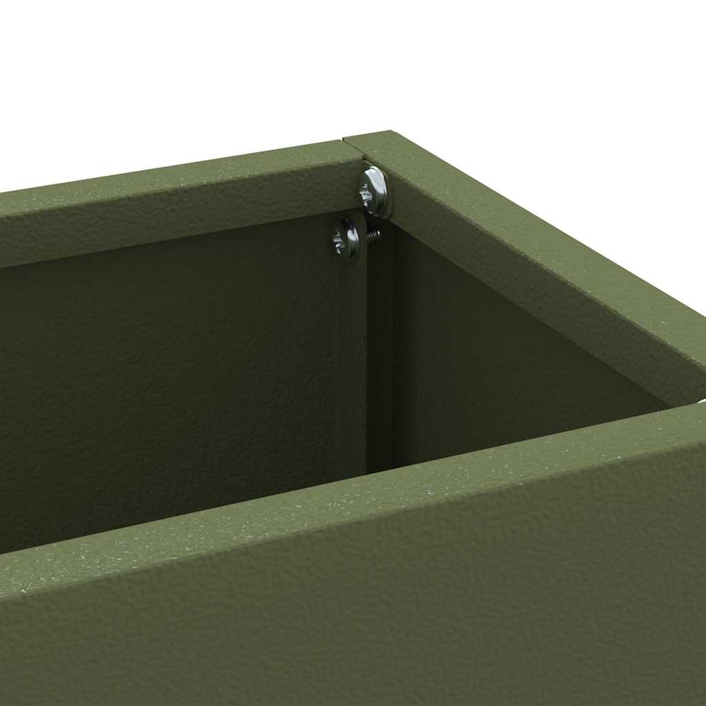 Suporte de Guarda-Sol Verde-oliva 28 x 12 x 41 cm Metal