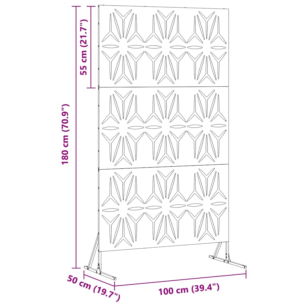 Protetor de Privacidade Branco Aço