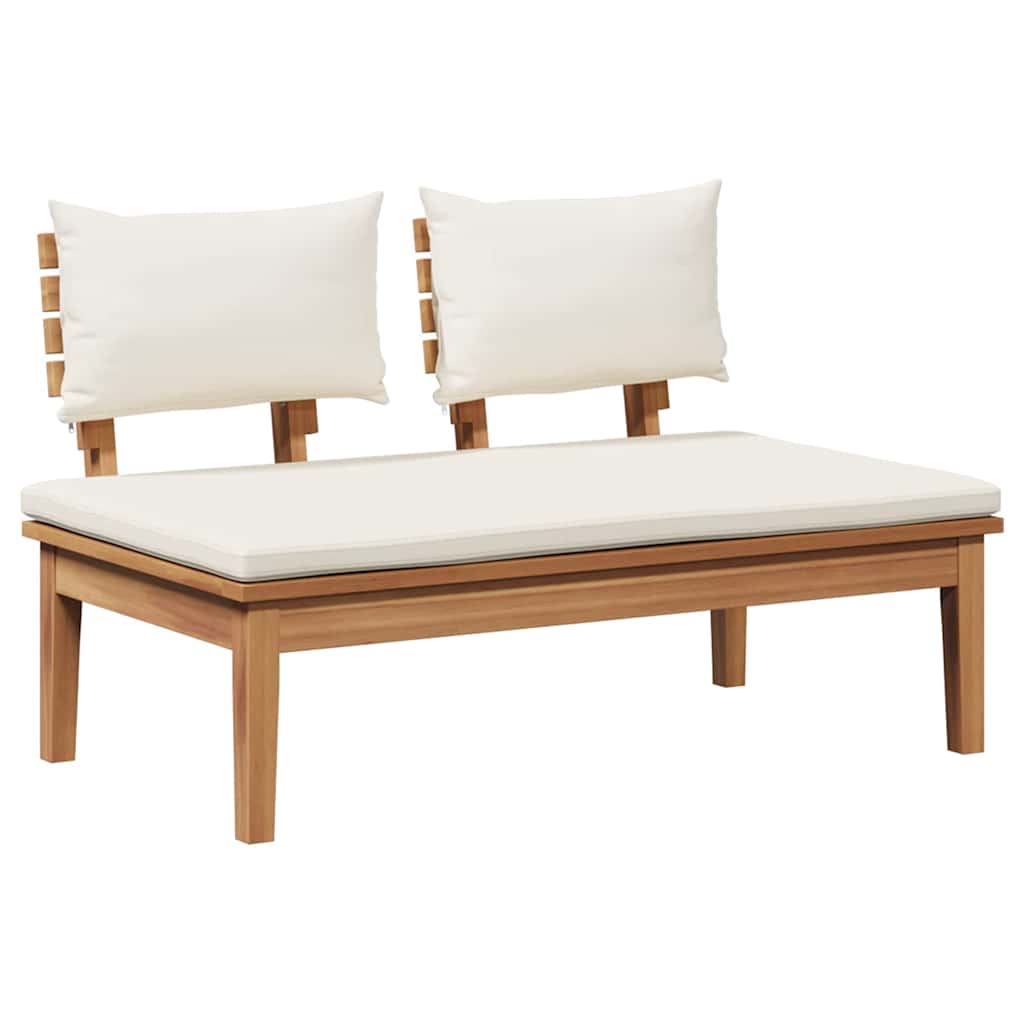 Banco de jardim 2 pcs Castanho Madeira de teca maciça