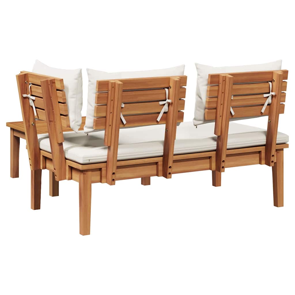 Banco de jardim 2 pcs Castanho Madeira de teca maciça