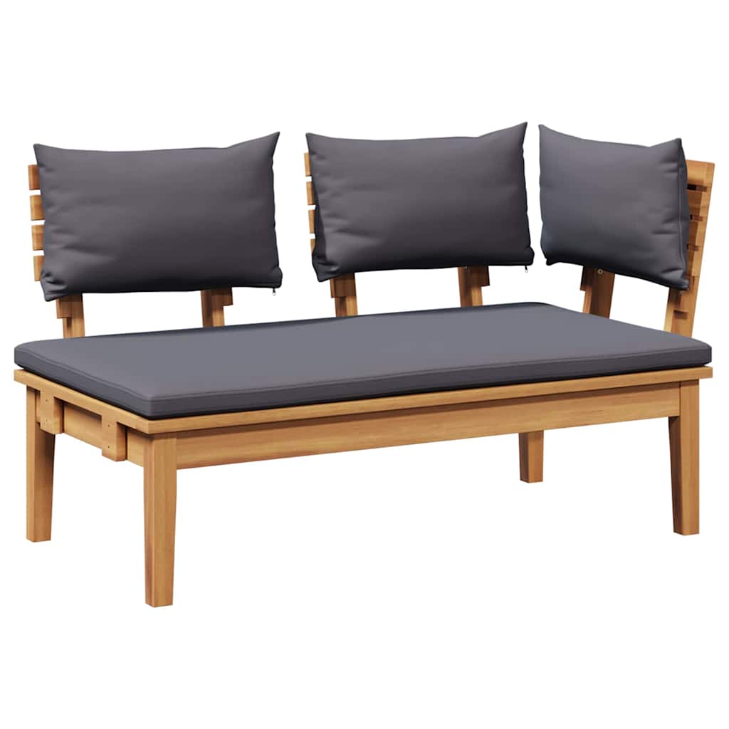 Banco de jardim 2 pcs Castanho Madeira de teca maciça