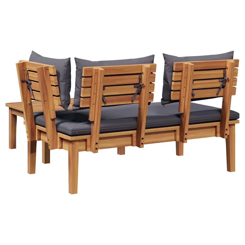 Banco de jardim 2 pcs Castanho Madeira de teca maciça