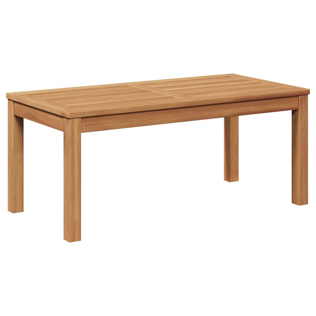 Conjunto de Sofá de Jardim Natural Madeira de teca maciça