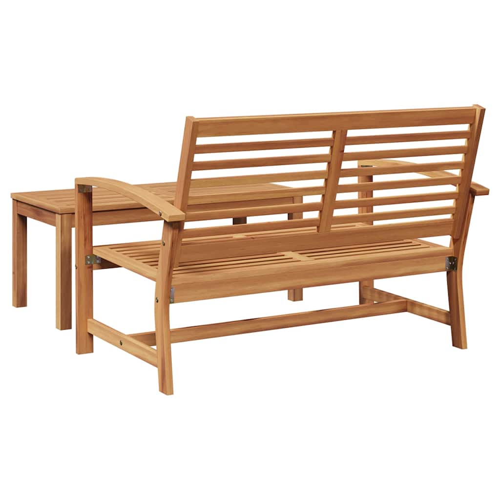 Conjunto de Sofá de Jardim Natural Madeira de teca maciça