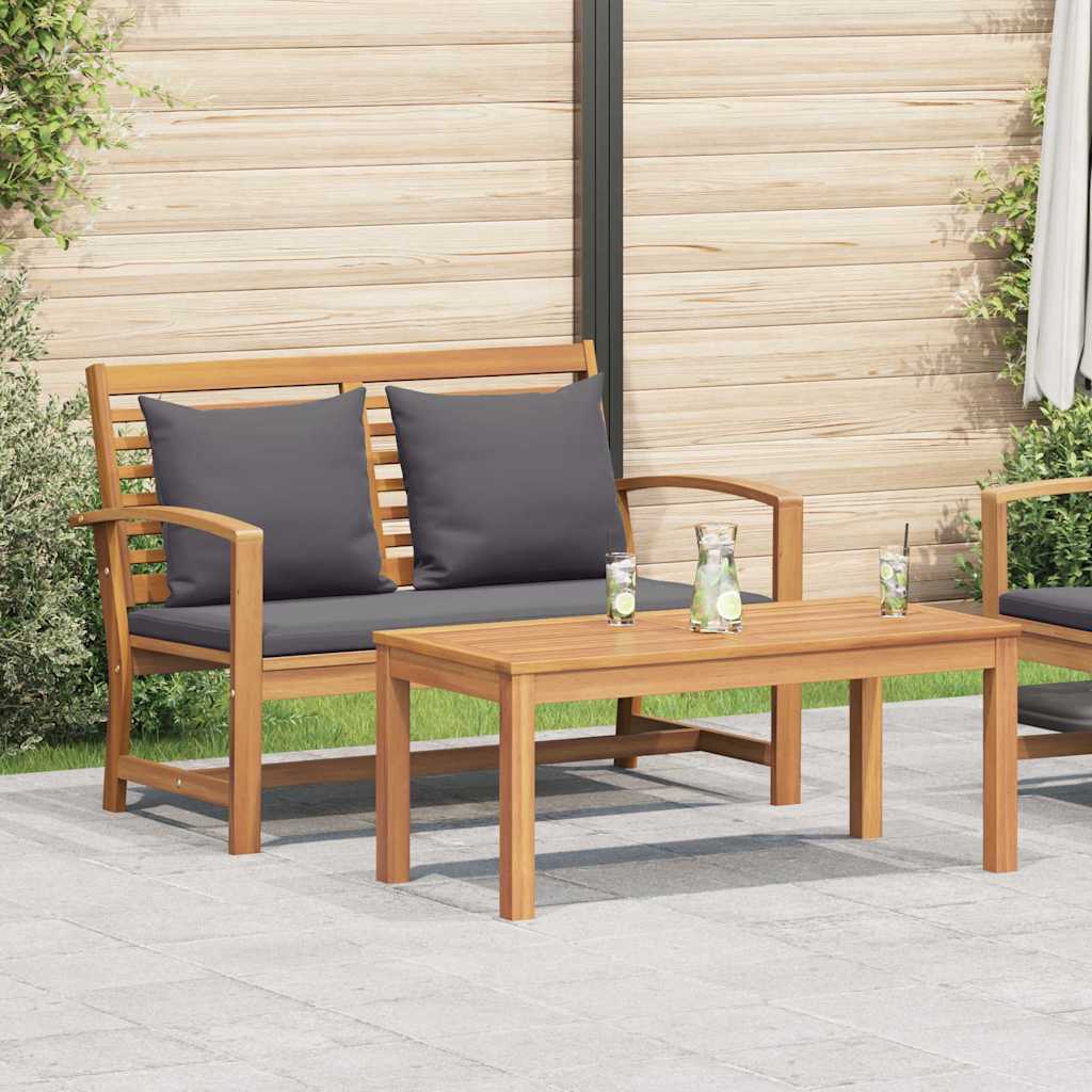 Banco de jardim Natural 110 x 64 x 76.5 cm