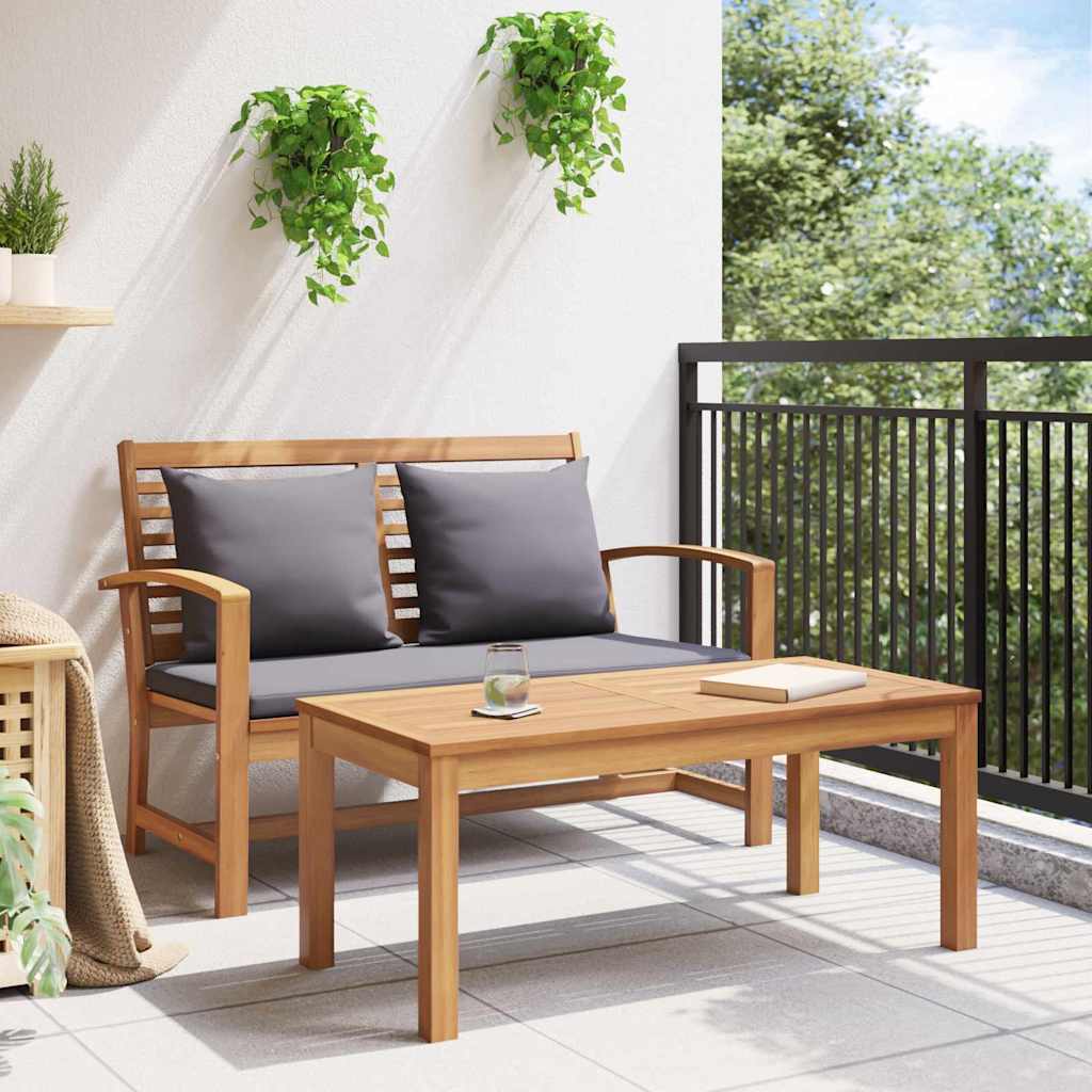 Banco de jardim Natural 110 x 64 x 76.5 cm