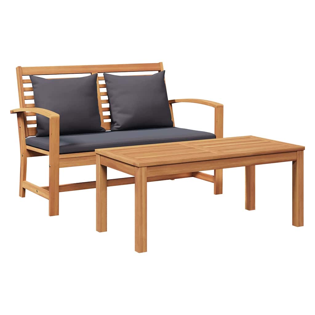 Banco de jardim Natural 110 x 64 x 76.5 cm