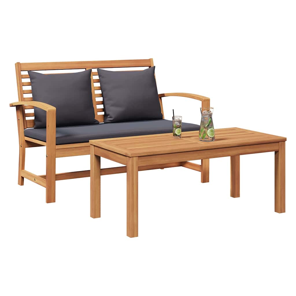 Banco de jardim Natural 110 x 64 x 76.5 cm
