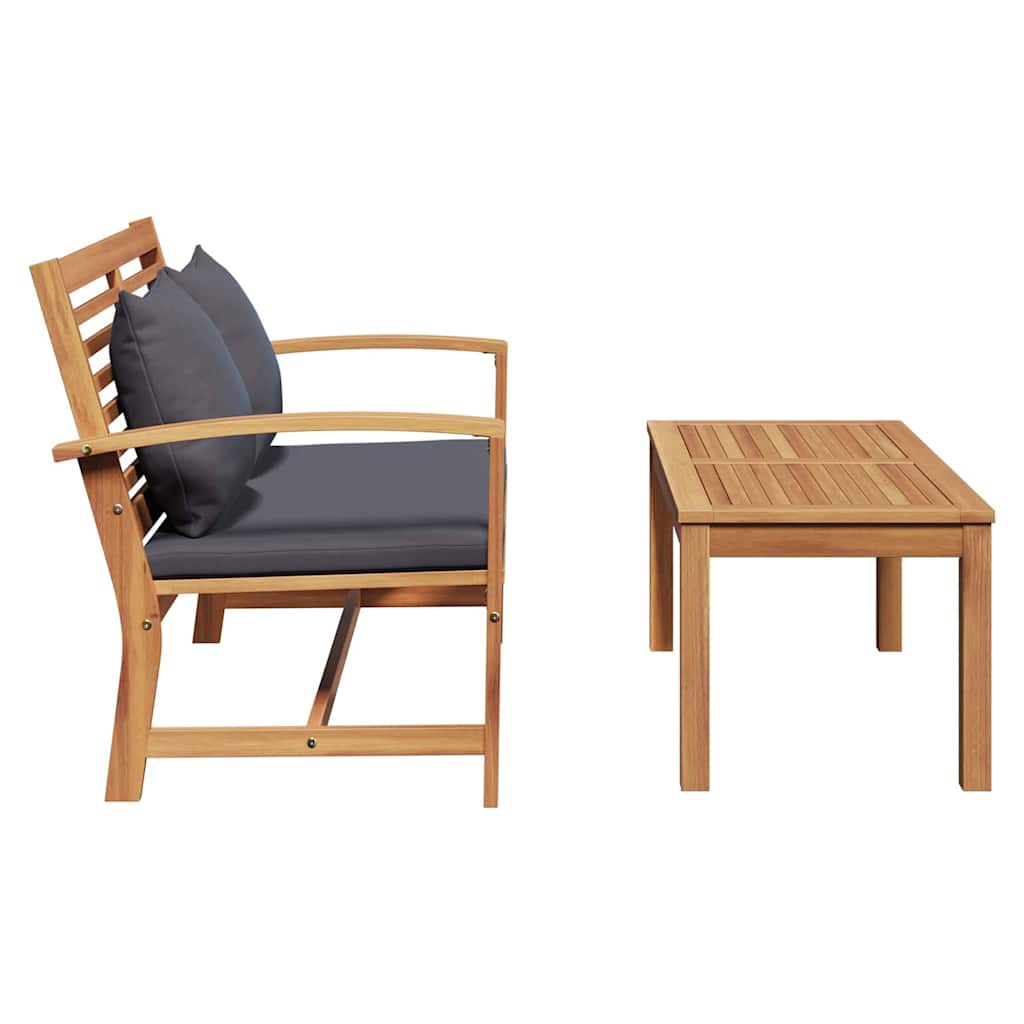 Banco de jardim Natural 110 x 64 x 76.5 cm