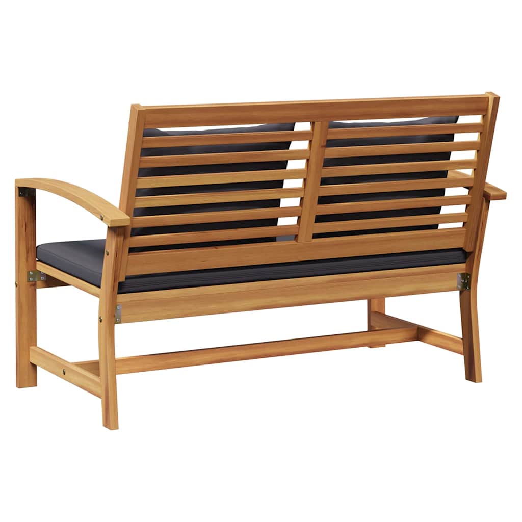 Conjunto de Sofá de Jardim Natural Madeira de teca maciça