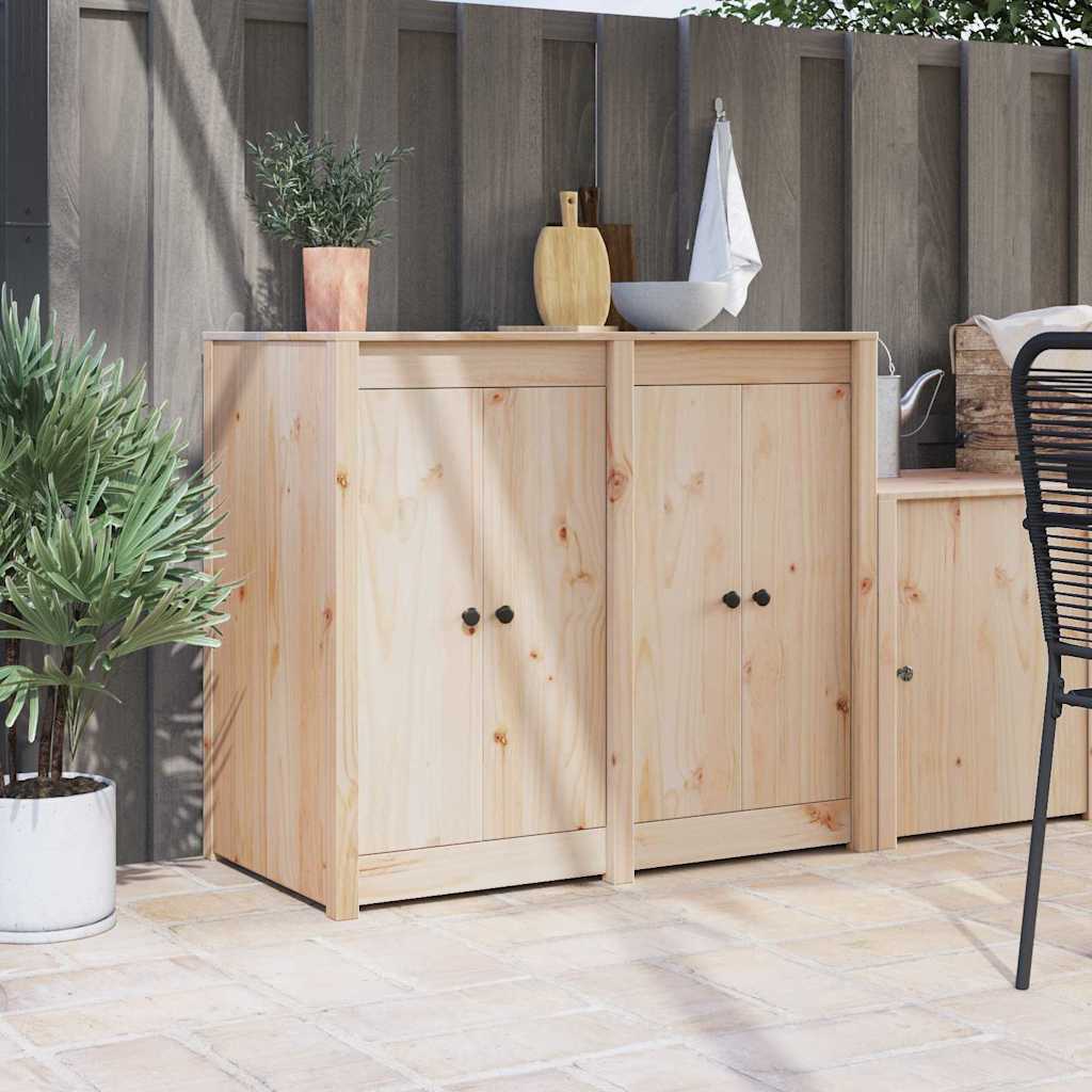 Porta de Cozinha com porta 2 pcs Creme 50 x 9 x 82 cm