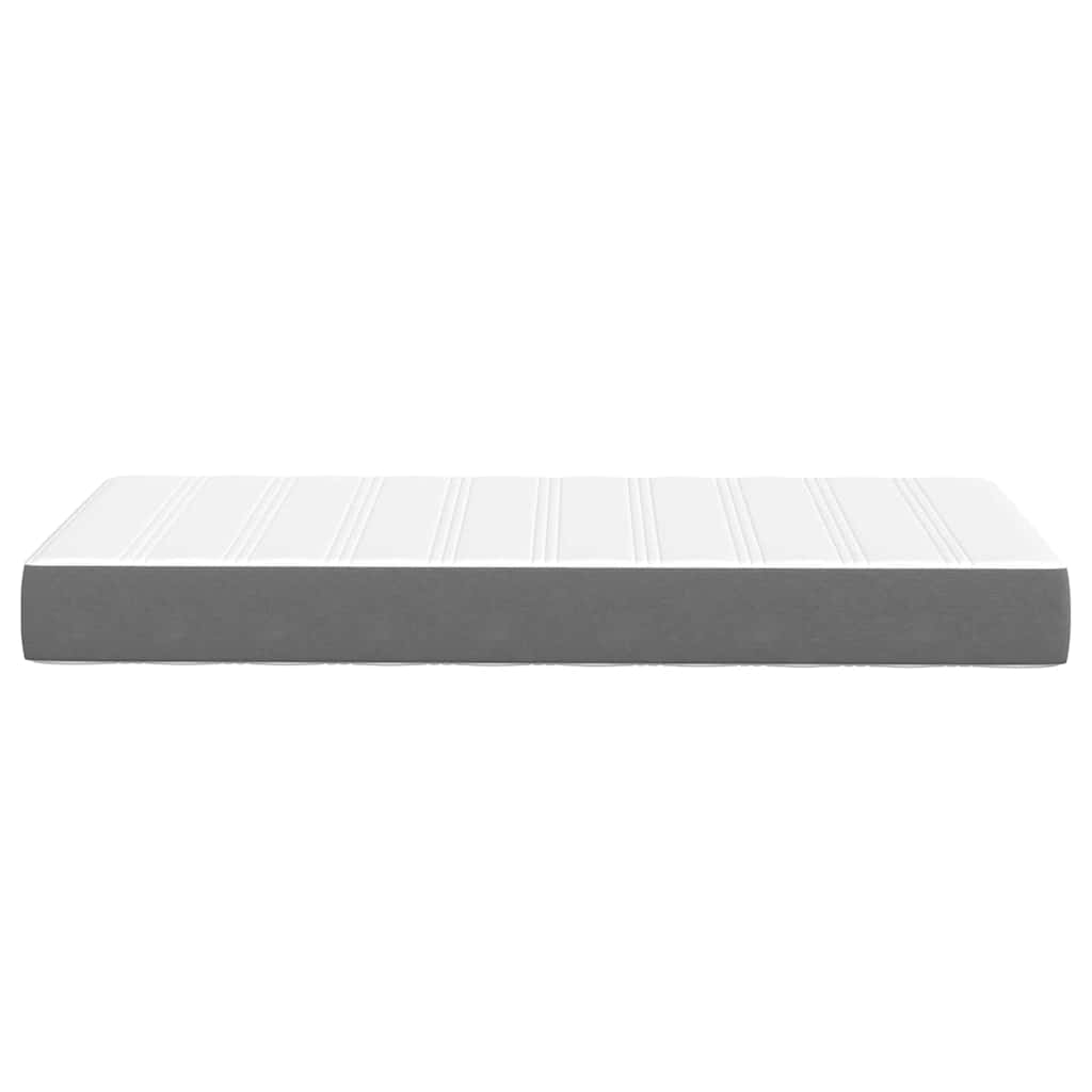 Colchão de Cama com colchão Cinzento-claro 90 x 190 cm tecido
