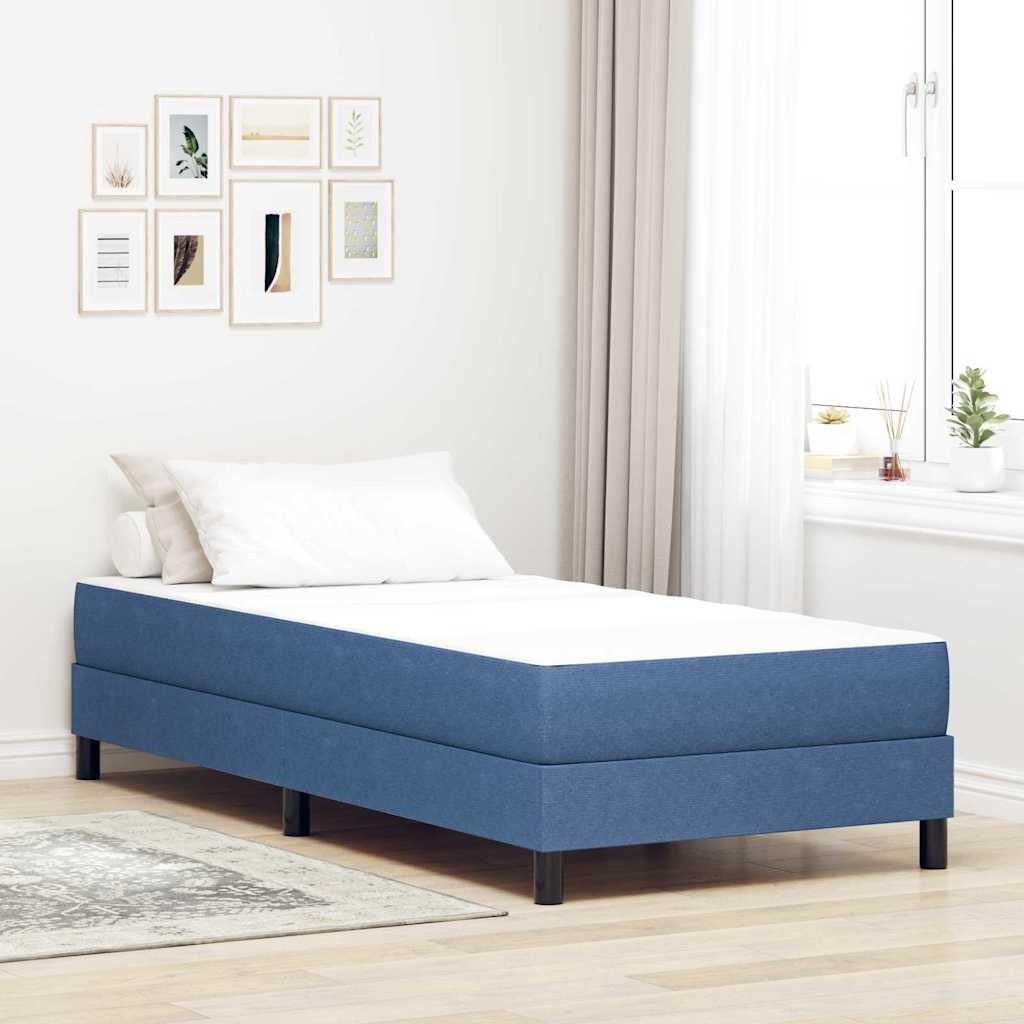 Colchão de Cama com colchão Azul 90 x 190 cm tecido