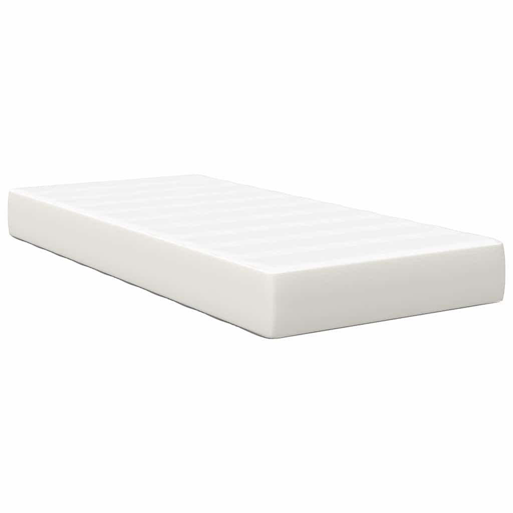 Colchão de Cama com colchão Creme 90 x 200 cm tecido