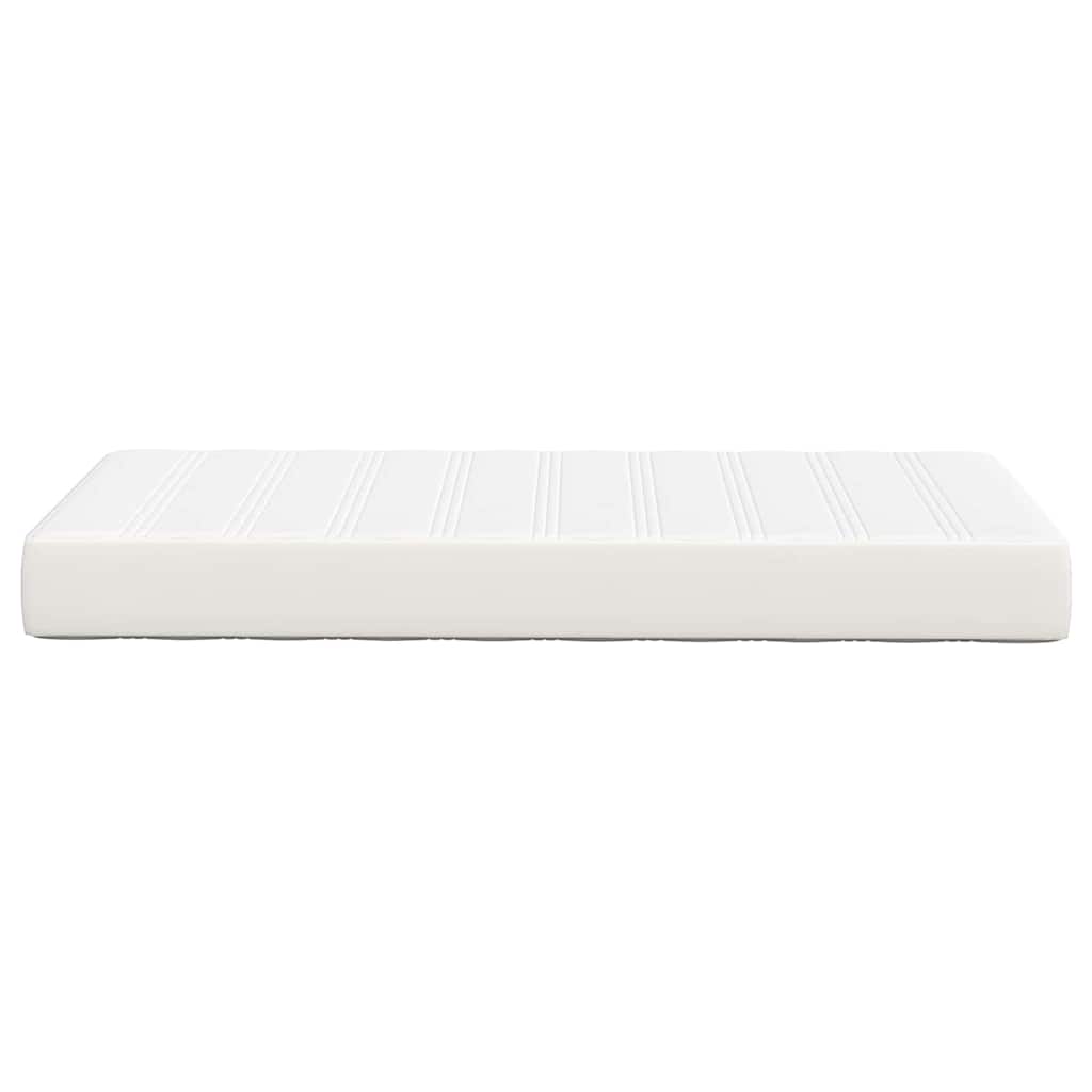 Colchão de Cama com colchão Creme 90 x 200 cm tecido
