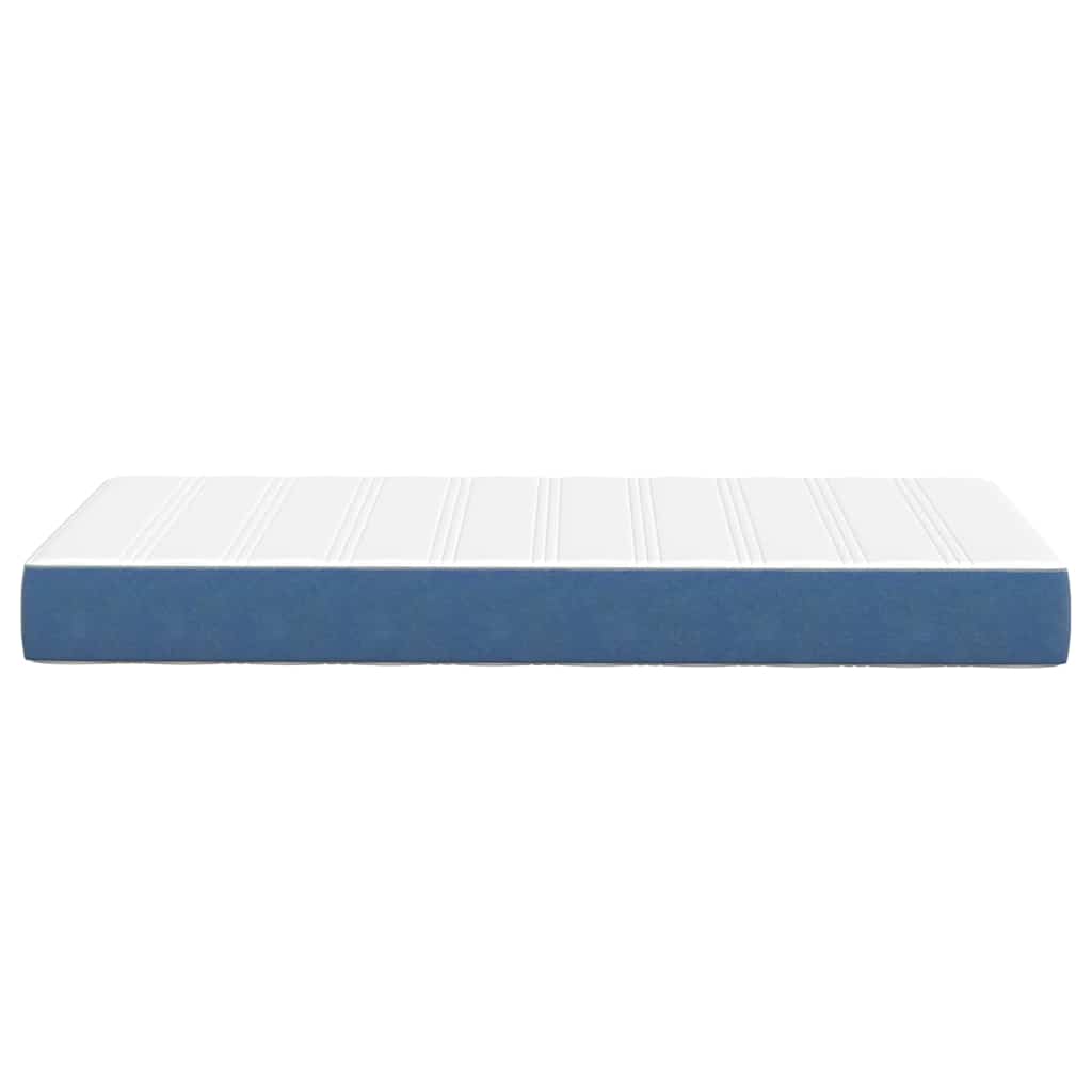 Colchão de Cama com colchão Azul 100 x 200 cm tecido