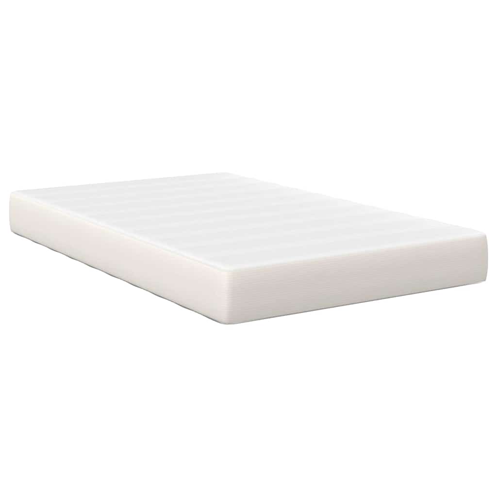 Colchão de Cama com colchão Creme 120 x 200 cm tecido