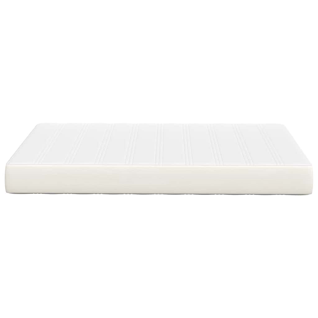 Colchão de Cama com colchão Creme 120 x 200 cm tecido