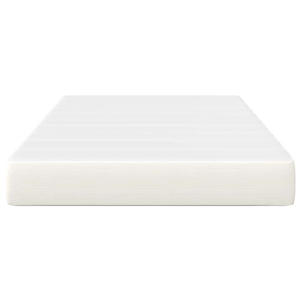 Colchão de Cama com colchão Creme 120 x 200 cm tecido