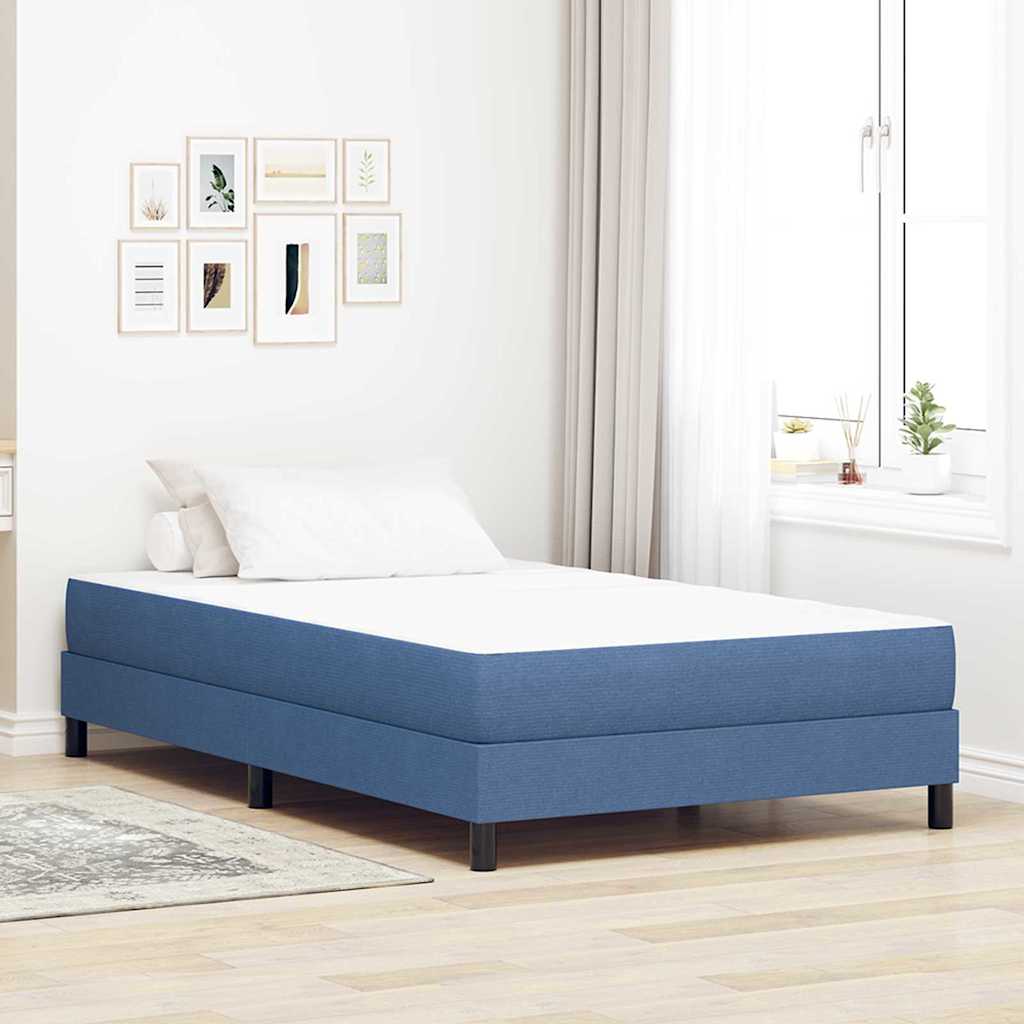 Colchão de Cama com colchão Azul 120 x 200 cm tecido