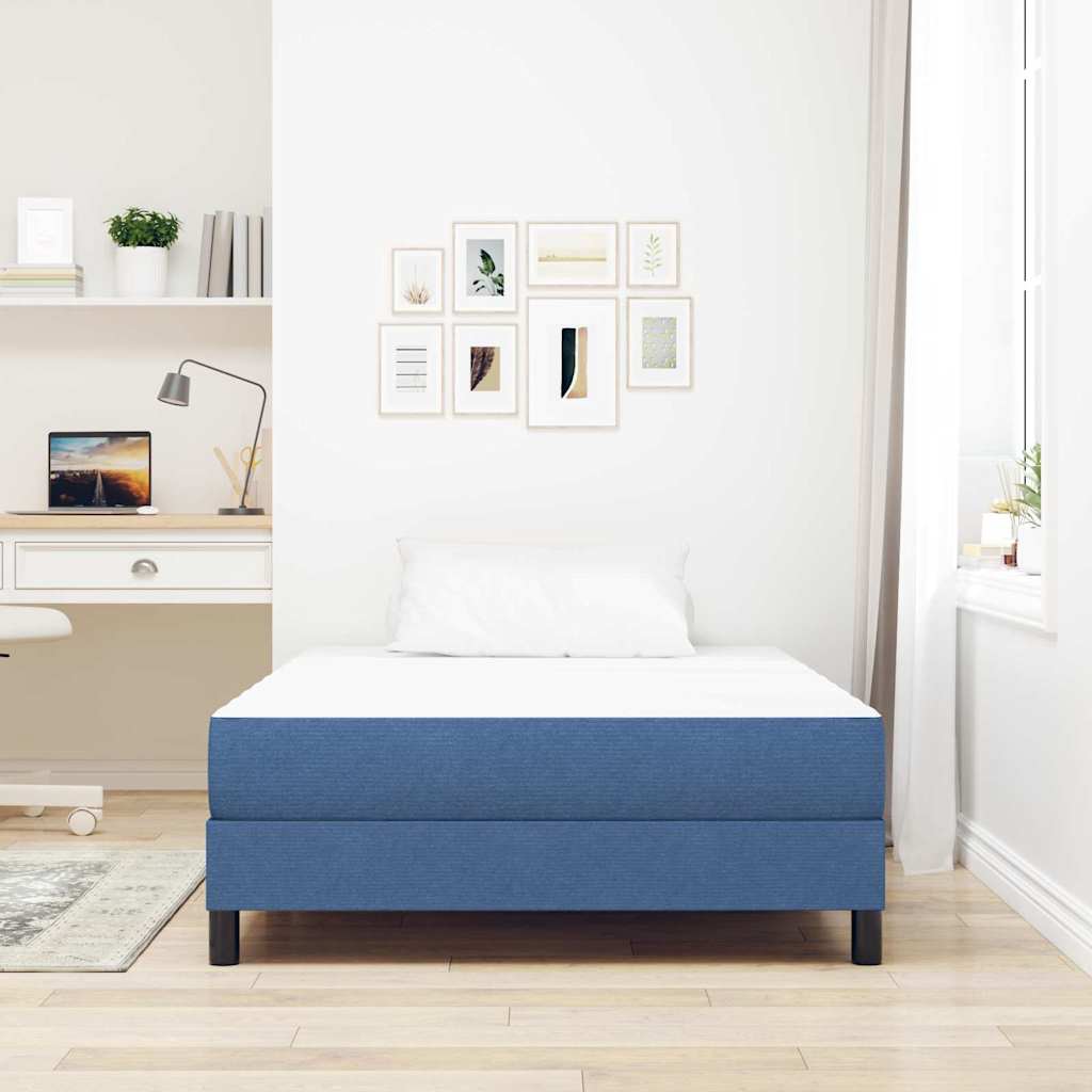 Colchão de Cama com colchão Azul 120 x 200 cm tecido