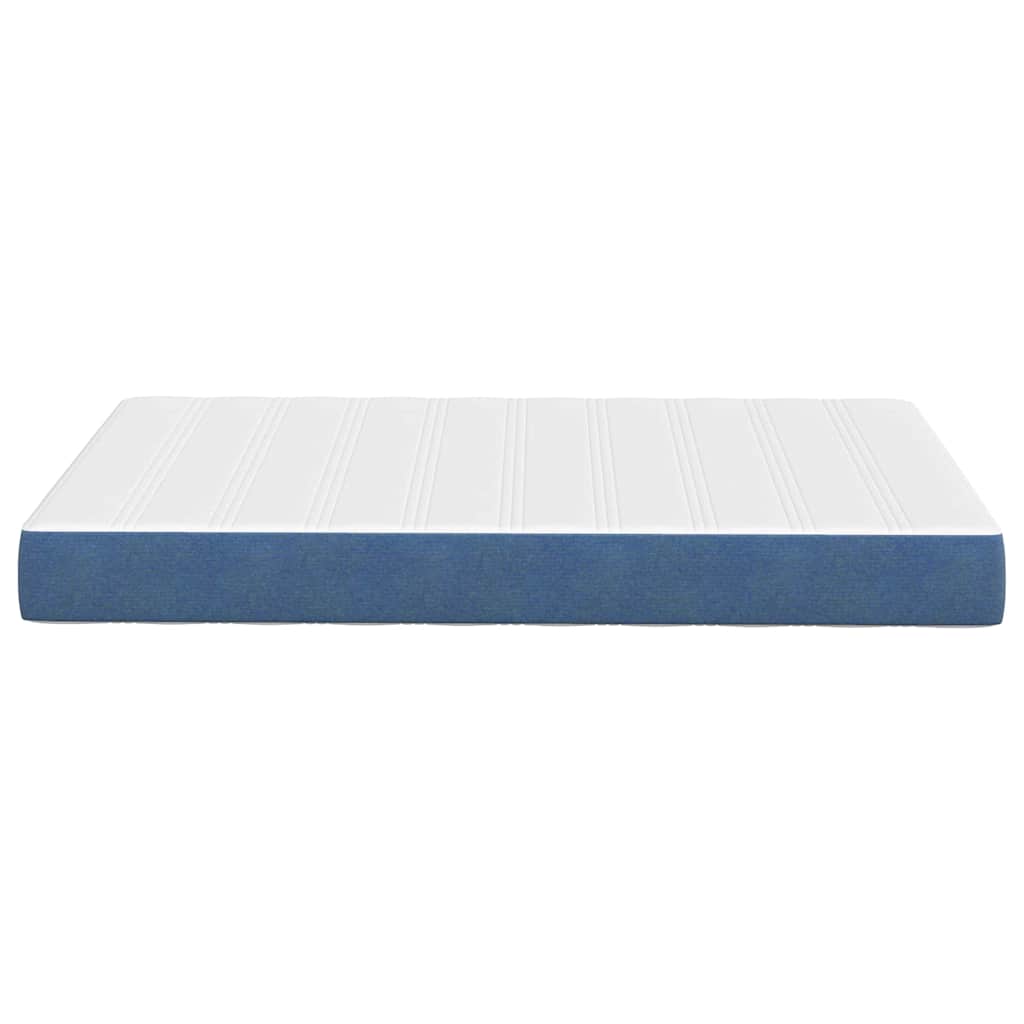 Colchão de Cama com colchão Azul 120 x 200 cm tecido
