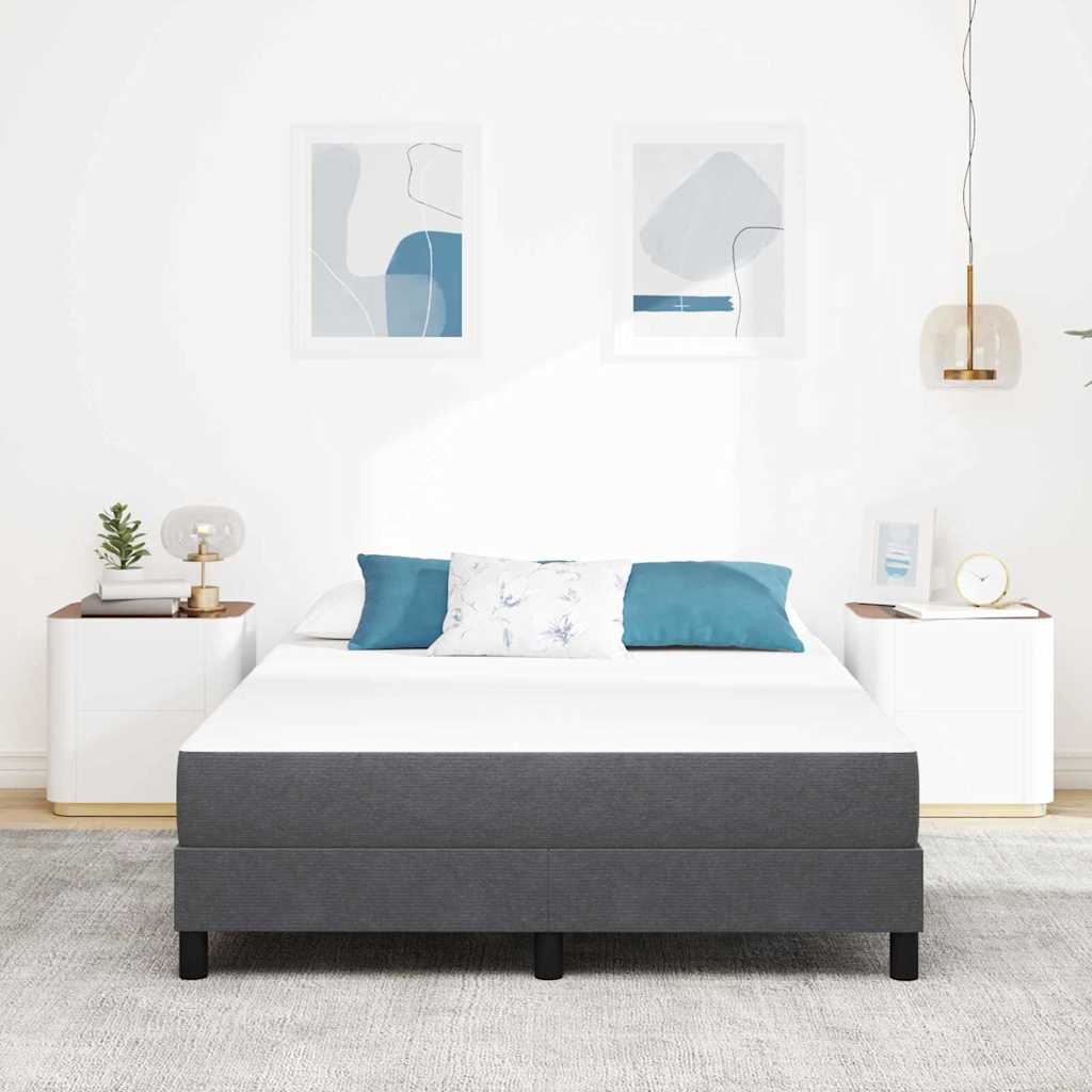 Colchão de Cama com colchão Cinzeto 140 x 190 cm tecido