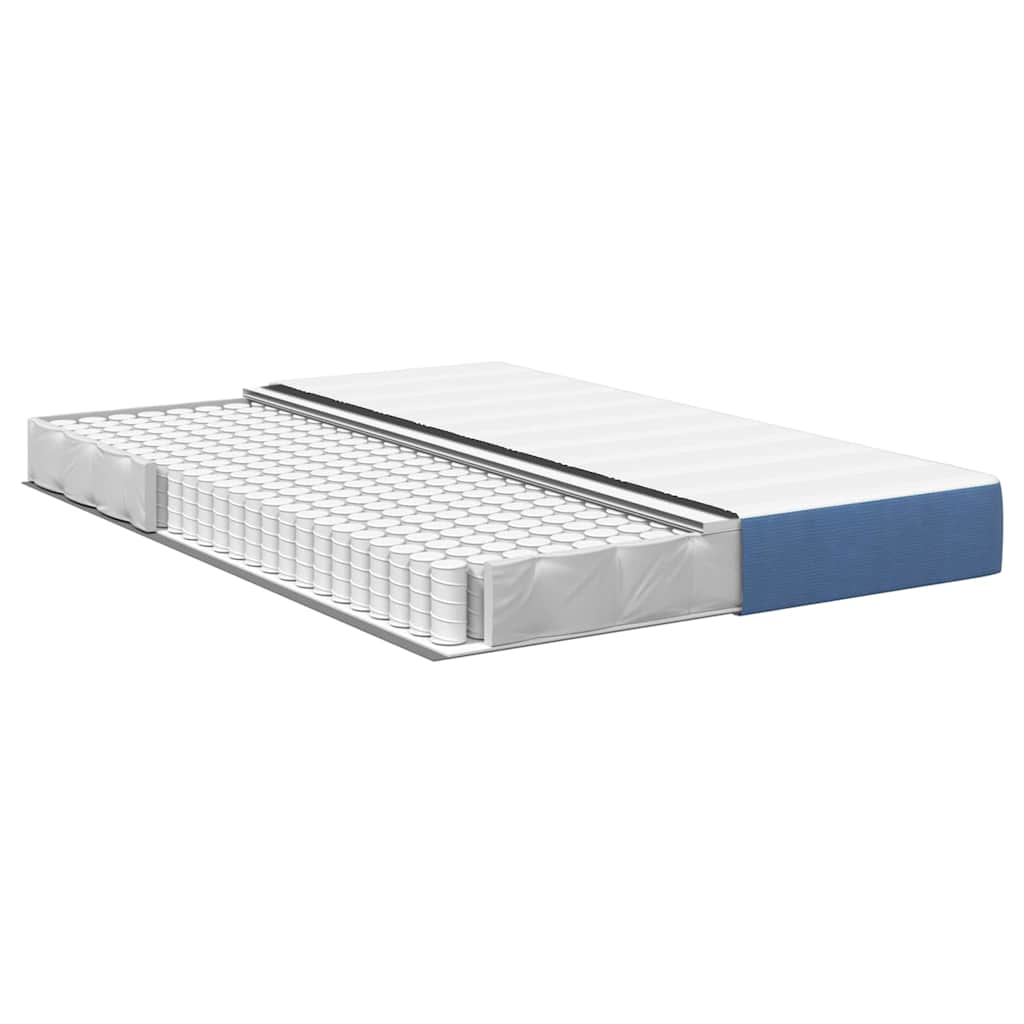 Colchão de Cama com colchão Azul 140 x 190 cm tecido