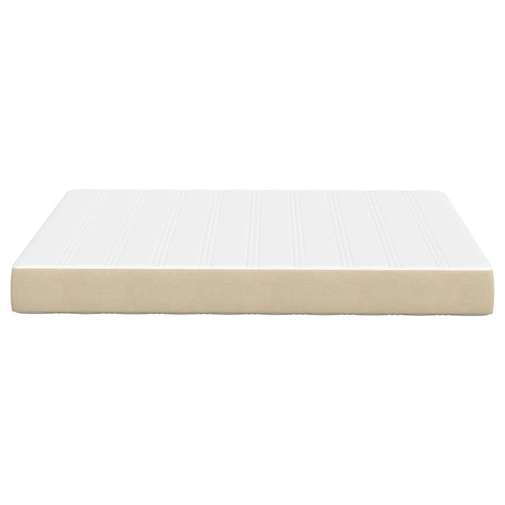 Colchão de Cama com colchão Verde 140 x 190 cm tecido
