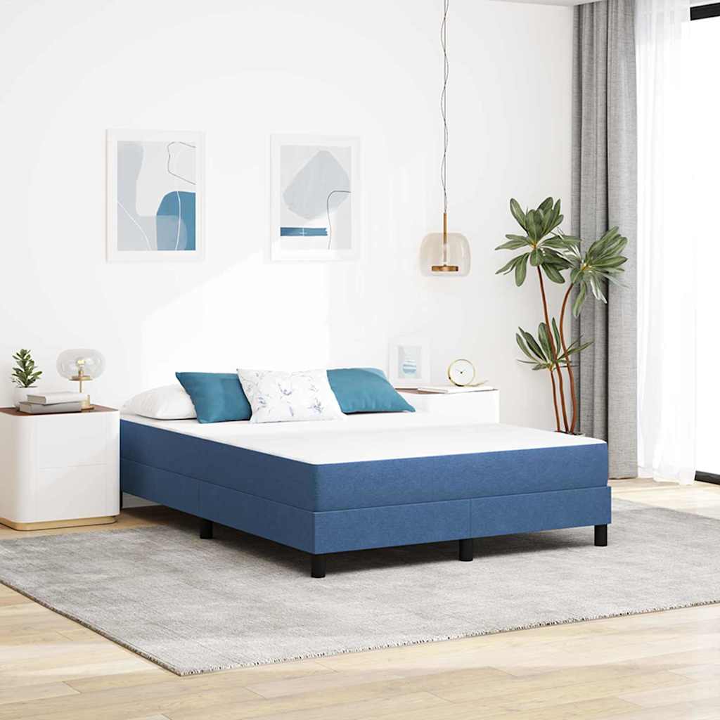 Colchão de Cama com colchão Azul 160 x 200 cm tecido
