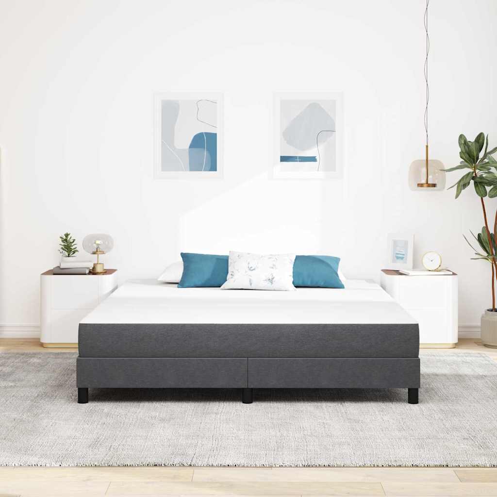 Colchão de Cama com colchão Cinzeto 180 x 200 cm tecido