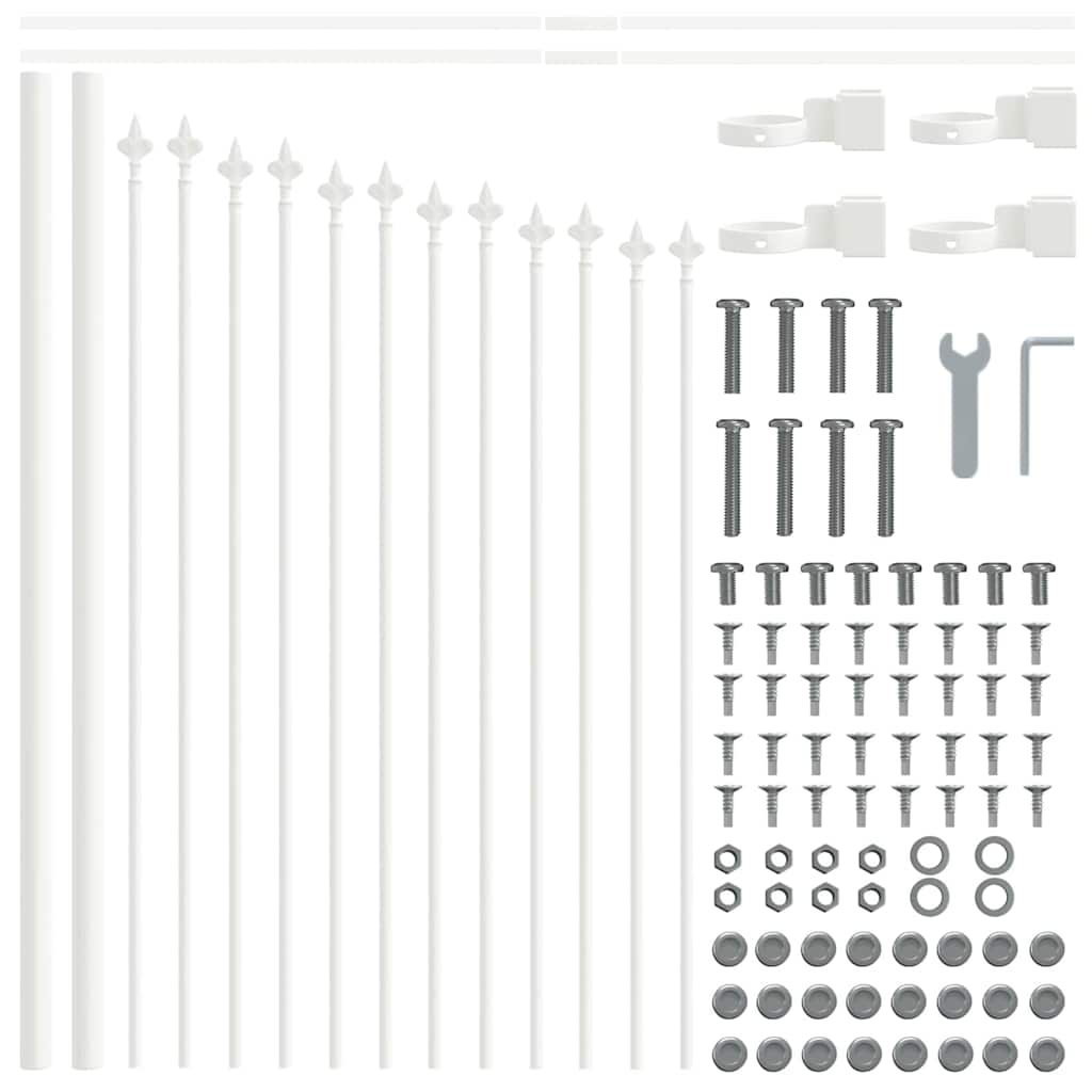 Cerca para Jardim Branco 170 x 75 cm
