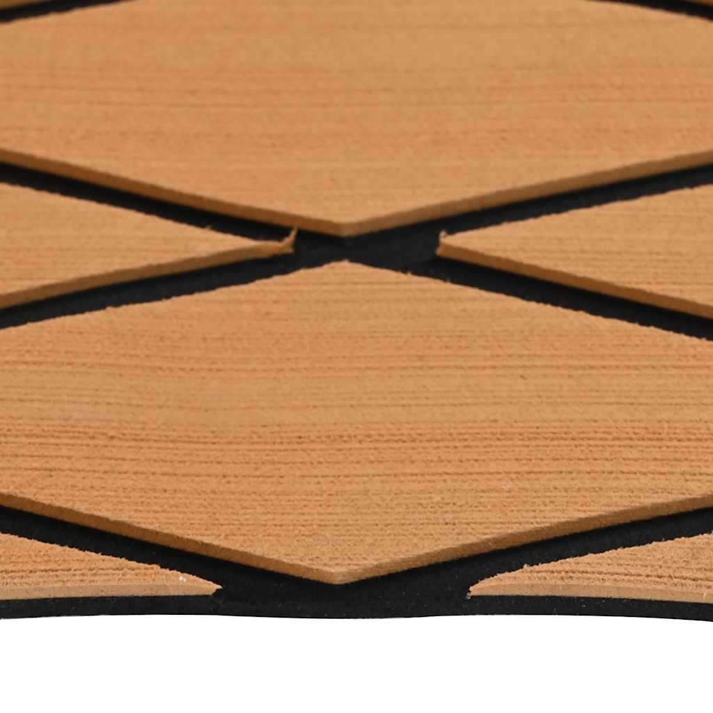 Piso de Barco Castanho e preto 190 x 70 cm Espuma EVA