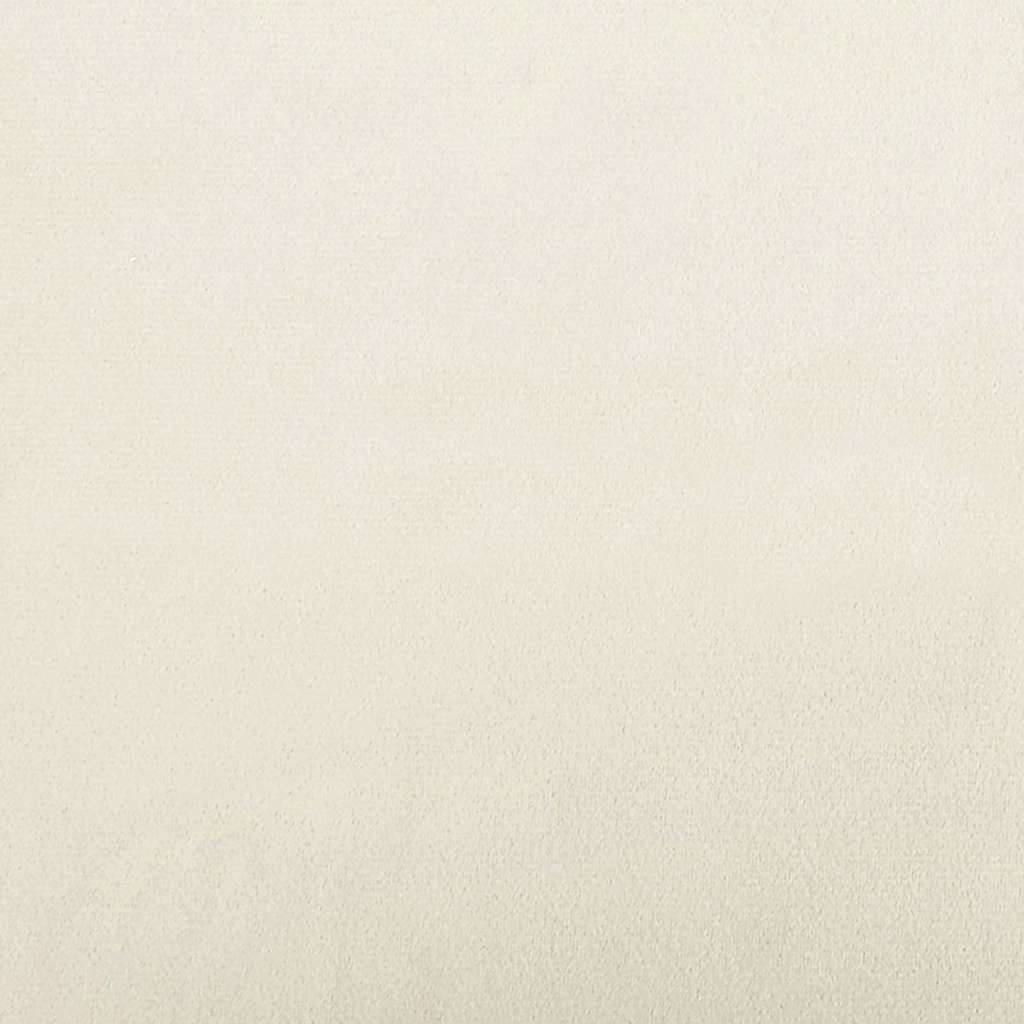 Sofá-Cama Creme 67 x 194 x 38 cm Veludo