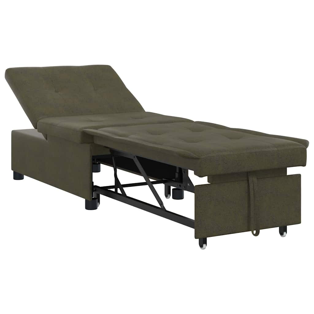 Sofá-Cama Verde exército 67 x 194 x 38 cm