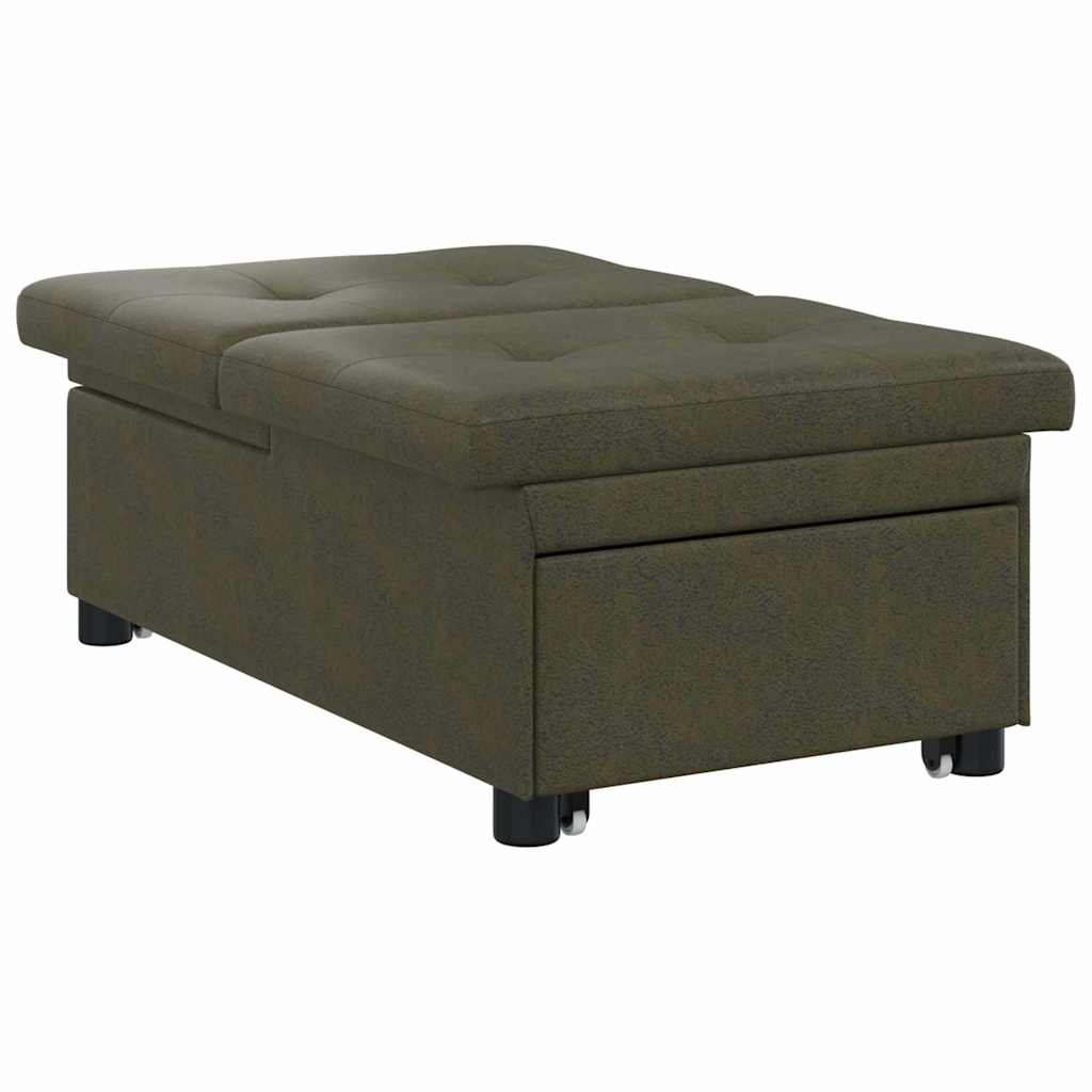 Sofá-Cama Verde exército 67 x 194 x 38 cm