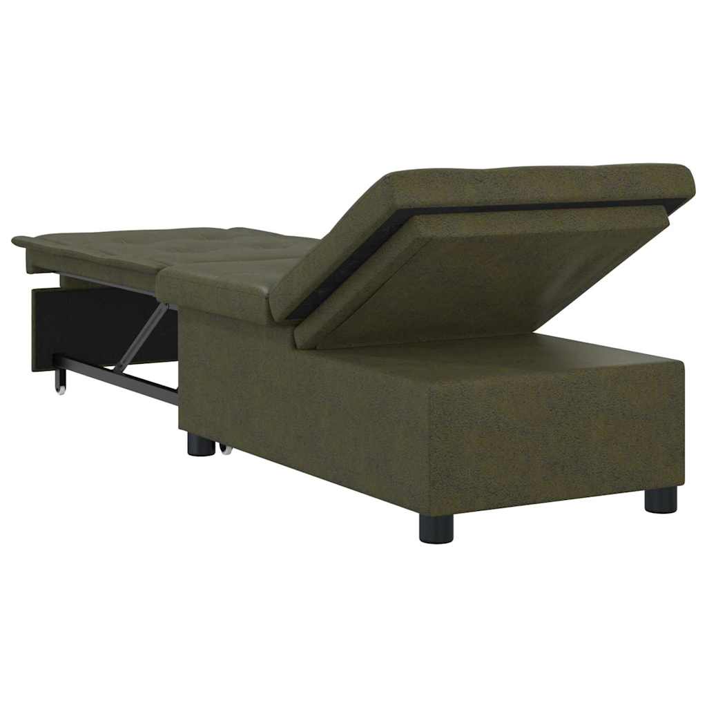Sofá-Cama Verde exército 67 x 194 x 38 cm
