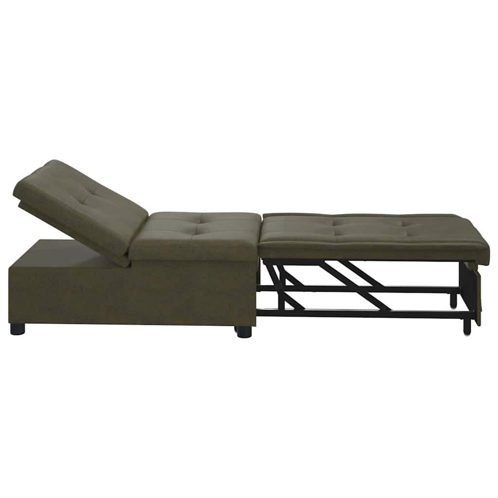 Sofá-Cama Verde exército 67 x 194 x 38 cm